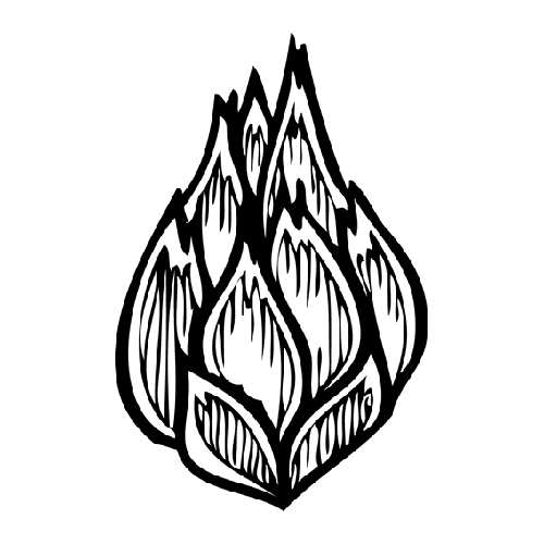 Graphic of a flame.