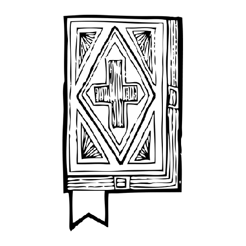 Graphic of the Holy Bible.